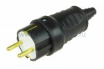 Rexant Вилка Евро каучук 16А 11-8506