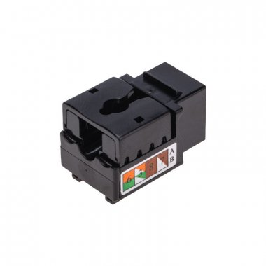 Фотография товара 'Rexant 02-0255 Модуль Keystone Jack RJ-45(8P8C), UTP неэкранированный, CAT 6'