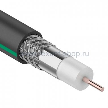 Фотография товара 'Rexant Кабель SAT 703 B, Cu/Al/Al, (75%), 75 Ом 01-2436-1'