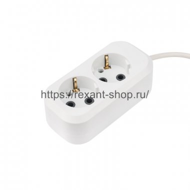 Фотография товара 'Rexant Удлинитель PROconnect 2 гнезда, 3 м, 3х0.75 мм 11-7202'