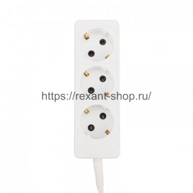 Фотография товара 'Rexant Удлинитель PROconnect 3 гнезда, 10 м, 3х0.75 мм 11-7208'