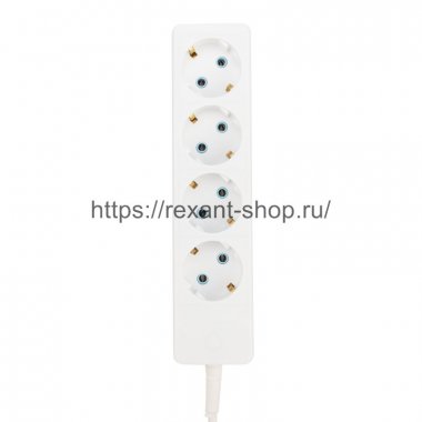 Фотография товара 'Rexant Удлинитель PROconnect 4 гнезда, 3 м, 3х0.75 мм 11-7219'