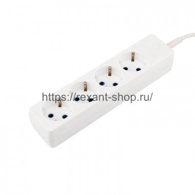 Фотография товара 'Rexant Удлинитель PROconnect 4 гнезда, 5 м, 3х0.75 мм? 11-7221'