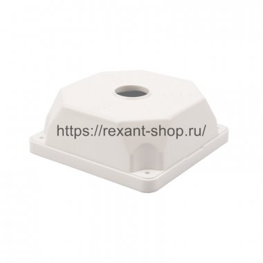 Фотография товара 'Rexant Коробка монтажная для камер видеонаблюдения130х130х50 мм 28-4001'