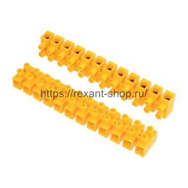 Фотография товара 'Rexant Клеммная винтовая колодка KВ-25 10-25, ток 60 A 07-5025-3'