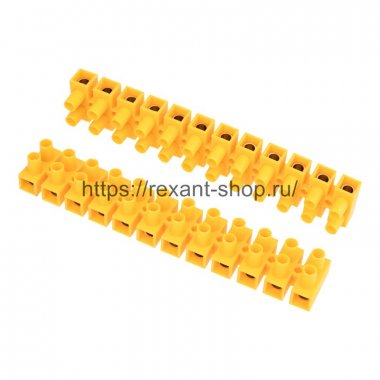 Фотография товара 'Rexant Клеммная винтовая колодка KВ-35 10-35, ток 80 A 07-5035-3'