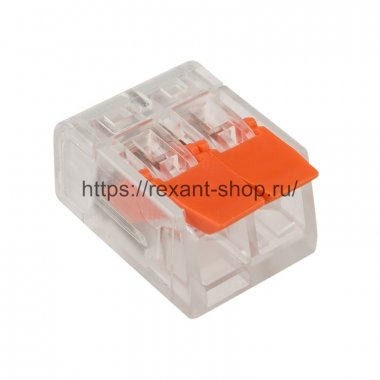 Фотография товара 'Rexant Клемма соединительная рычажковая компактная 07-5202-20'