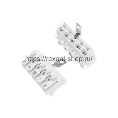 Фотография товара 'Rexant Клемма пружинная соединительная КСП 5-полюсная 07-6217-2'