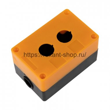 Фотография товара 'Rexant Корпус пластиковый КП 2 кнопки 22 мм 36-9222'