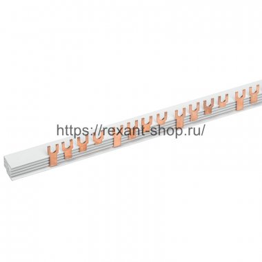 Фотография товара 'Rexant Шина соединительная типа FORK вилка 4Р 63 А 11-2236'