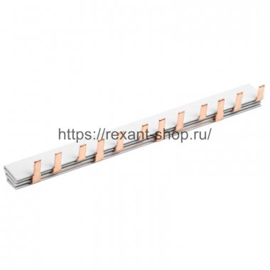 Фотография товара 'Rexant Шина соединительная типа PIN 12 штырей 3Р 63 А 11-2244-1'