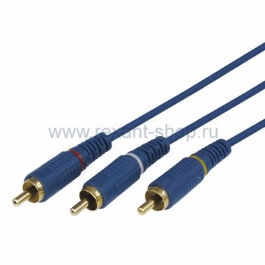 Фотография товара 'Rexant Шнур 3х3 RCA 1.5 м 17-0202-1'