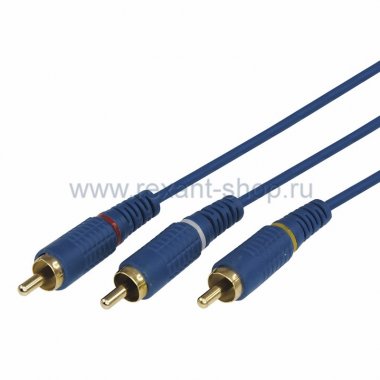 Фотография товара 'Rexant Шнур 3х3 RCA 3 м 17-0204-1'