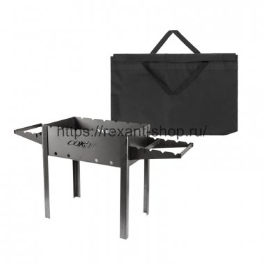 Фотография товара 'Rexant Мангал разборный СОКОЛ-43 в комплекте с сумкой 62-0034-1'