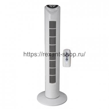 Фотография товара 'Rexant Вентилятор колонный, подставка круглая, д/у управление (45 Вт) 60-0217'