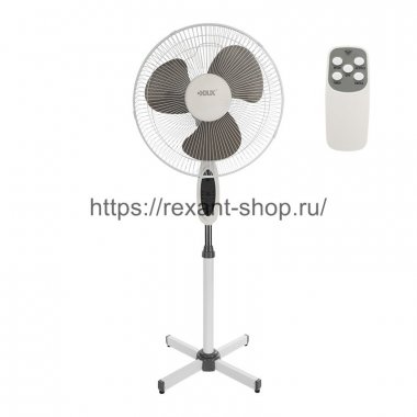 Фотография товара 'Rexant Вентилятор напольный DUX DX-1601R с пультом и таймером, 40 Вт, 220V 60-0209'