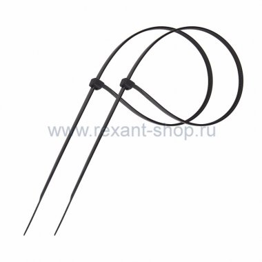 Фотография товара 'Rexant Хомут nylon 300 х 4,0 мм 57-0301'