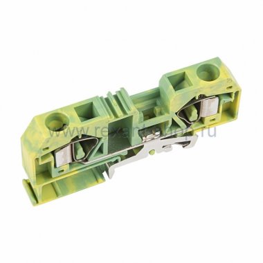 Фотография товара 'Rexant Проходная клемма с заземлением 16 кв мм 81-5429'