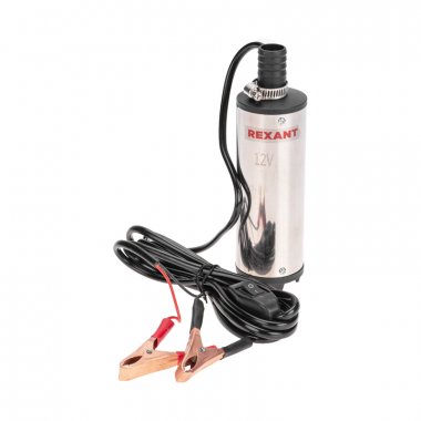 Фотография товара 'Rexant 80-0215 Насос перекачки топлива погружной 12В, 35л/мин, без фильтра, 51мм'