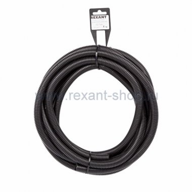 Фотография товара 'Rexant Труба автомобильная гофрированная 12,7 мм ПОЛИПРОПИЛЕН 15-1305'