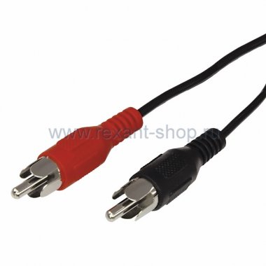 Фотография товара 'Rexant Шнур 2x2 RCA 3 м 17-0105'