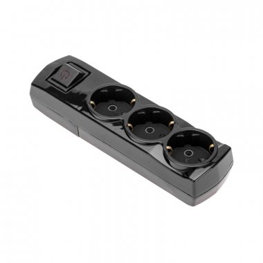 Фотография товара 'Rexant 13-4405 Колодка PREMIUM 3 гнезда, с/з, с выключателем'