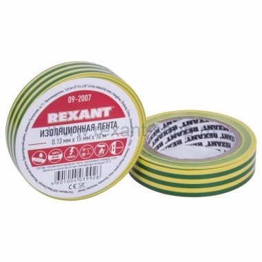 Фотография товара 'Rexant Изолента 15мм х 10м 09-2007'