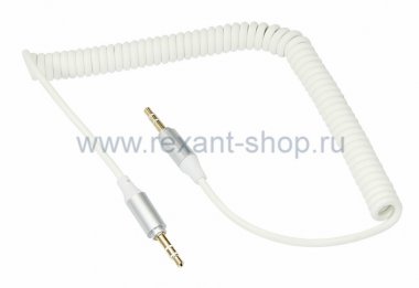 Фотография товара 'Rexant Аудио кабель AUX 3.5 мм шнур спираль 18-4014'