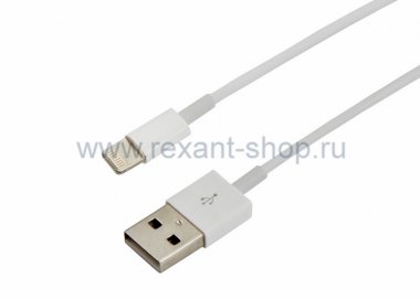 Фотография товара 'Rexant USB кабель для iPhone 5/5S/5C/6 18-0001'