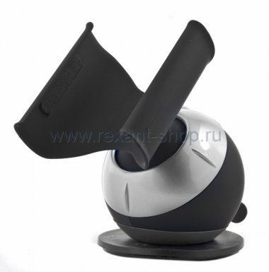 Фотография товара 'Rexant Автомобильный держатель REXANT C608 поворотный сфера 40-0608'