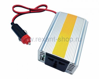 Фотография товара 'Rexant Автомобильный инвертор 150W 12V - 220V c USB 202-015'