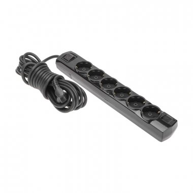 Фотография товара 'Rexant 13-4120 Удлинитель PREMIUM 6 гнезд, 5м, 3х1,5мм?, с/з, с выключателем'