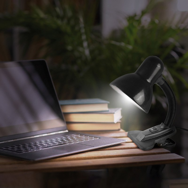 Фотография товара 'Rexant 603-1004 Светильник настольный Форте на прищепке, с цоколем Е27, 60 Вт'