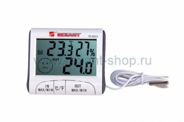 Фотография товара 'Rexant Термогигрометр комнатно-уличный 70-0515'