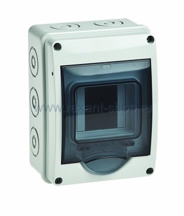 Фотография товара 'Rexant Щиток о/п на 3 модуля с вертикальной дверцей 81-4321'