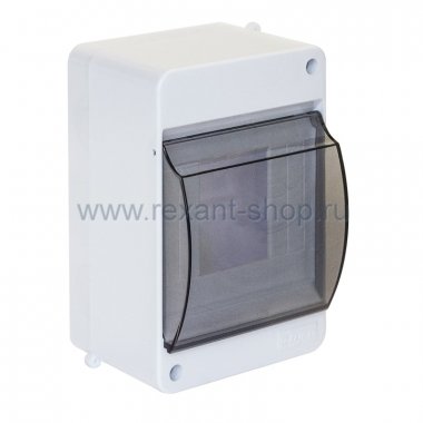 Фотография товара 'Rexant Щиток о/п на 4 модуля с вертикальной дверцей 81-4316'