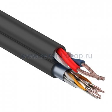 Фотография товара 'Rexant Мульти-кабель FTP 4PR 24AWG CAT5 e01-4044'