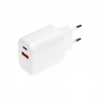 Фотография товара 'Rexant 18-2225 Сетевое зарядное устройство USB QC (20W) + Type C PD (20W)'