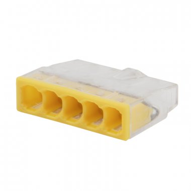 Фотография товара 'Rexant 07-3214-20 Экспресс-клемма СМК 2273-205, 5-проводная 0.5-2.5 мм?'