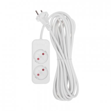 Фотография товара 'Rexant 13-4002 Удлинитель STANDARD 2 гнезда, 5м, 2х1,0мм?, б/з'