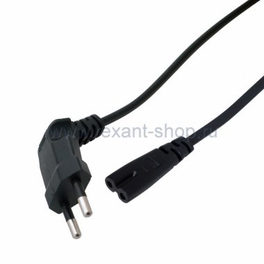 Фотография товара 'Rexant Шнур сетевой (угловая вилка) 11-1104'