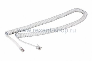 Фотография товара 'Rexant Шнур витой трубочный 4 м телефонный 18-2041'