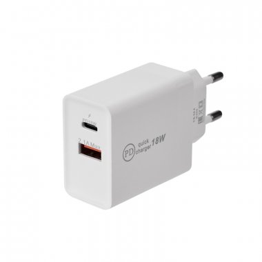 Фотография товара 'Rexant 16-0278 Сетевое зарядное устройство для iPhone/iPad Type-C + USB 3.0'
