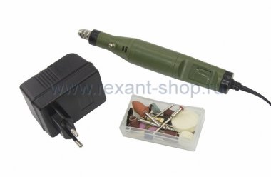 Фотография товара 'Rexant Микро-дрель с 27-ю насадками в кейсе 12-4453'