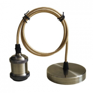 Фотография товара 'Rexant 604-996-1 Патрон декоративный подвесной Бронза Е27 1м + 604-135'