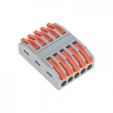 Фотография товара 'Rexant 07-6267 Клемма СМК 222-622 проходная 2 полюса (0,2-6 мм?)'