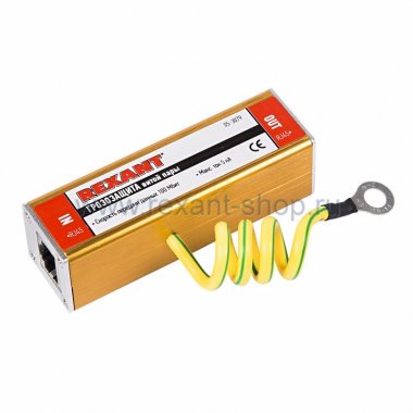 Фотография товара 'Rexant Грозозащита витой пары RJ45 разъем 05-3079'