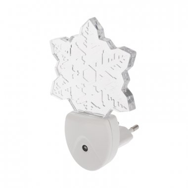 Фотография товара 'Rexant 75-0317-1 Комплект (2шт./уп.) Ночник светодиодный СНЕЖИНКА ХАМЕЛЕОН'