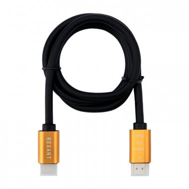 Фотография товара 'Rexant 17-6102 Кабель HDMI - HDMI 2.0, 1м, Gold'