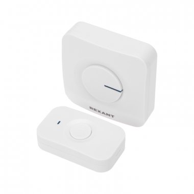 Фотография товара 'Rexant 73-0018 Беспроводной дверной звонок 52 мелодии 150м IP56'